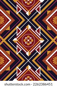 Resumen geométrico étnico, patrón sin costura, diseño gráfico de diseño geométrico diseño geométrico sin costura para papel de envoltura de regalo, alfombra, papel pintado, ropa, envoltura, tela, cubierta textil
