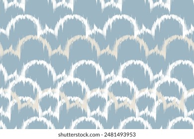Abstract Ethnic ikat art. Seamless pattern in tribal, folk embroidery, and Mexican style. Aztec geometric art ornament print. vector design for fashion, fabric, wallpaper, cover, wrapping carpet.