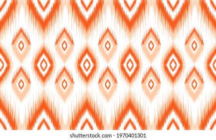 Abstract ethnic ikat chevron pattern background. ,carpet,wallpaper,clothing,wrapping,Batik,fabric,Vector illustration.embroidery style.