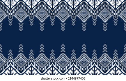 Abstract ethnic ikat chevron pattern background. 
,carpet,wallpaper,clothing,wrapping,Batik,fabric,Vector illustration.embroidery style.
