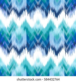 Abstract ethnic ikat pattern background Traditional pattern on the fabric in Indonesia and other Asian countries