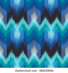 Abstract ethnic ikat pattern background Traditional pattern on the fabric in Indonesia and other Asian countries