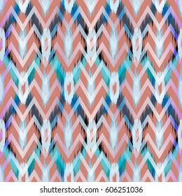 Abstract ethnic ikat pattern background Traditional pattern on the fabric in Indonesia and other Asian countries