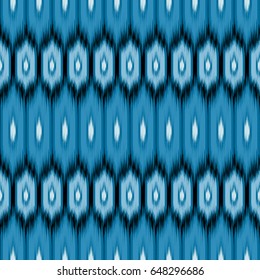 Abstract ethnic ikat pattern background Traditional pattern on the fabric in Indonesia and other Asian countries