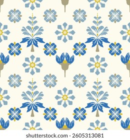 Abstract ethnic ikat pattern traditional, embroidery style. Design for background, carpet, wallpaper, clothing, wrapping, Batik, fabric, Vector illustration and curtain.