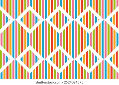 Abstractas patrón étnico moderno. Colorido vibrante textura geométrica seamless.Ilustración vectorial diseño para el producto de impresión, fondo, celebrar la decoración, producto de impresión, festival.Elegante Diseño gráfico