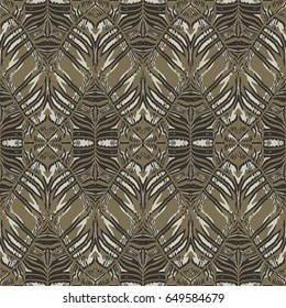 Abstract ethnic motif. Seamless pattern.