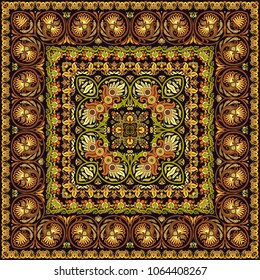 Abstract ethnic ornamental vector background