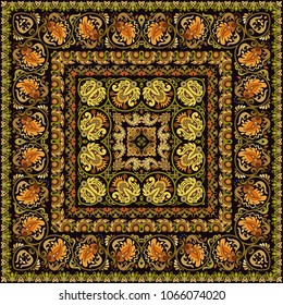 Abstract ethnic ornamental vector background