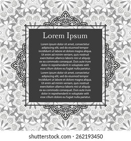 Abstract Ethnic Ornate Background For Design