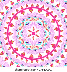 Abstract Ethnic Ornate Background For Design