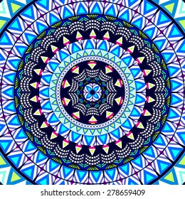 Abstract Ethnic Ornate Background For Design
