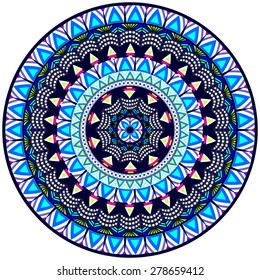 Abstract Ethnic Ornate Background For Design