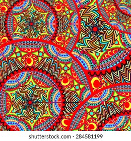 Abstract Ethnic Ornate Background For Design.