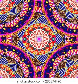 Abstract Ethnic Ornate Background For Design