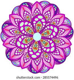 Abstract Ethnic Ornate Background For Design