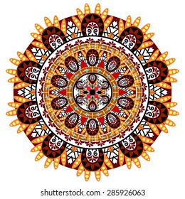 Abstract Ethnic Ornate Background For Design. Mandala Design