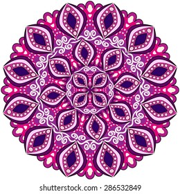 Abstract Ethnic Ornate Background For Design