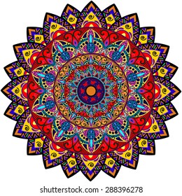 Abstract Ethnic Ornate Background For Design