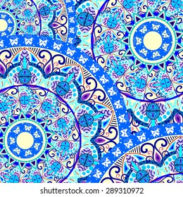 Abstract Ethnic Ornate Background For Design