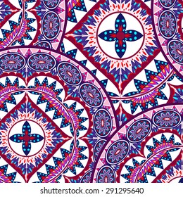 Abstract Ethnic Ornate Background For Design