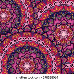 Abstract Ethnic Ornate Background For Design