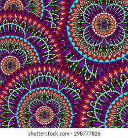 Abstract Ethnic Ornate Background For Design
