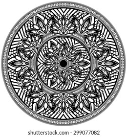 Abstract Ethnic Ornate Background For Design. Mandala Design