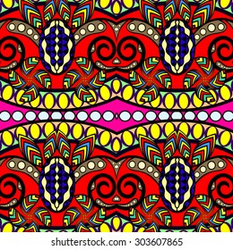 Abstract Ethnic Ornate Background For Design
