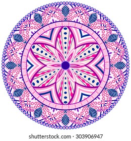 Abstract Ethnic Ornate Background For Design