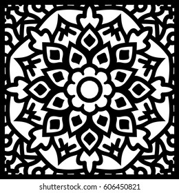 Abstract Ethnic Ornate Background For Design. 