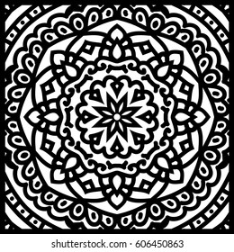 Abstract Ethnic Ornate Background For Design. 