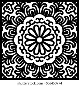 Abstract Ethnic Ornate Background For Design. 