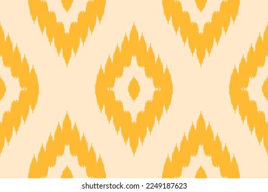 Abstract ethnic pattern art. Ikat seamless pattern traditional. American, Mexican style. Design for background, wallpaper, vector illustration, fabric, clothing, carpet, textile, batik, embroidery.