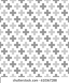 Abstract ethnic pattern background. native pattern. seamless geometric crosses pattern. plus sign