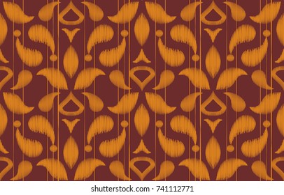 Abstract ethnic pattern background Traditional colorful pattern on the fabric in africa