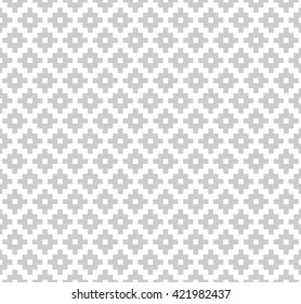 abstract ethnic pattern background.abstract monochrome vector.pixel art zigzag pattern.light grey color