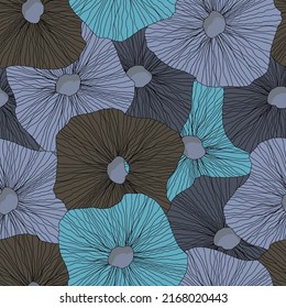 Abstract ethnic pattern in boho style vector seamless pattern