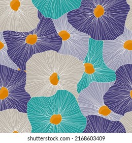 Abstract ethnic pattern in boho style vector seamless pattern