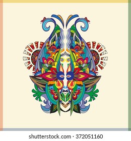 abstract ethnic pattern. bright colors