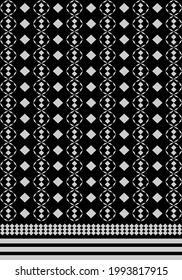 Abstract ethnic pattern. Design fabric seamless background and texture.