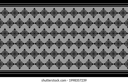 Abstract ethnic pattern. Design fabric seamless background and texture.