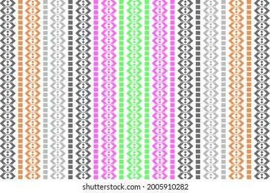 Abstraktes ethnisches Muster. Design-Gewebe nahtloser Hintergrund und Textur.