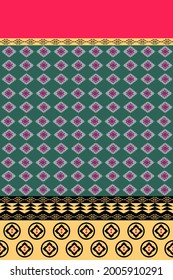 Abstraktes ethnisches Muster. Design-Gewebe nahtloser Hintergrund und Textur.