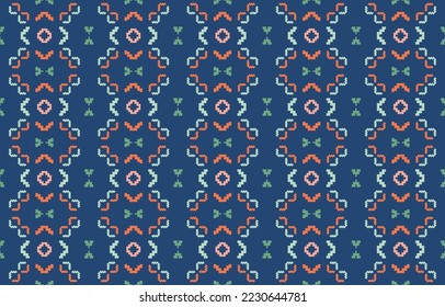 Abstract ethnic pattern geometric elements design. Vector seamless fabric collection design of home or wallpaper. Design perfect for textile, wrapping paper, wallpaper, background, batik, illustration