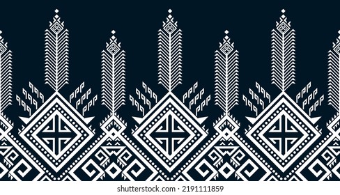 abstract ethnic pattern seamless design line white Aztec geometric background EP.6.Vintage ornament print. Great for fabric and textile, wallpaper, packaging