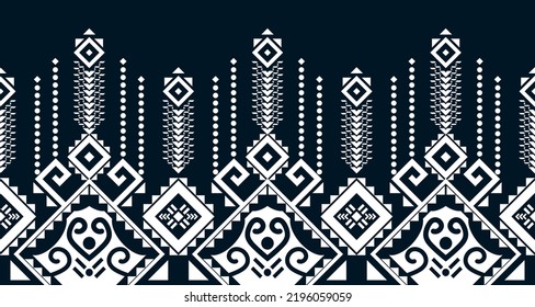 abstract ethnic pattern seamless design line white Aztec geometric background EP.29.Vintage ornament print. Great for fabric and textile, wallpaper, packaging
