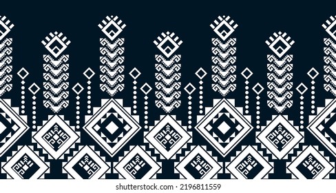 abstract ethnic pattern seamless design line white Aztec geometric background EP.30.Vintage ornament print. Great for fabric and textile, wallpaper, packaging