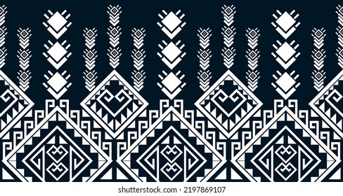 abstract ethnic pattern seamless design line white Aztec geometric background EP.35.Vintage ornament print. Great for fabric and textile, wallpaper, packaging