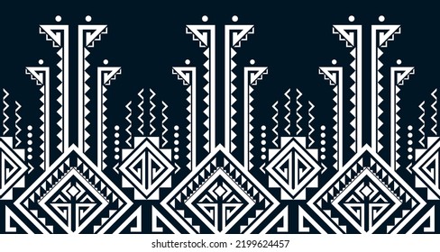 patrón étnico abstracto línea de diseño sin fisuras fondo geométrico azteca blanco EP.41.Impresión de ornamento vintage. Ideal para tejidos y textiles, papel pintado, embalaje